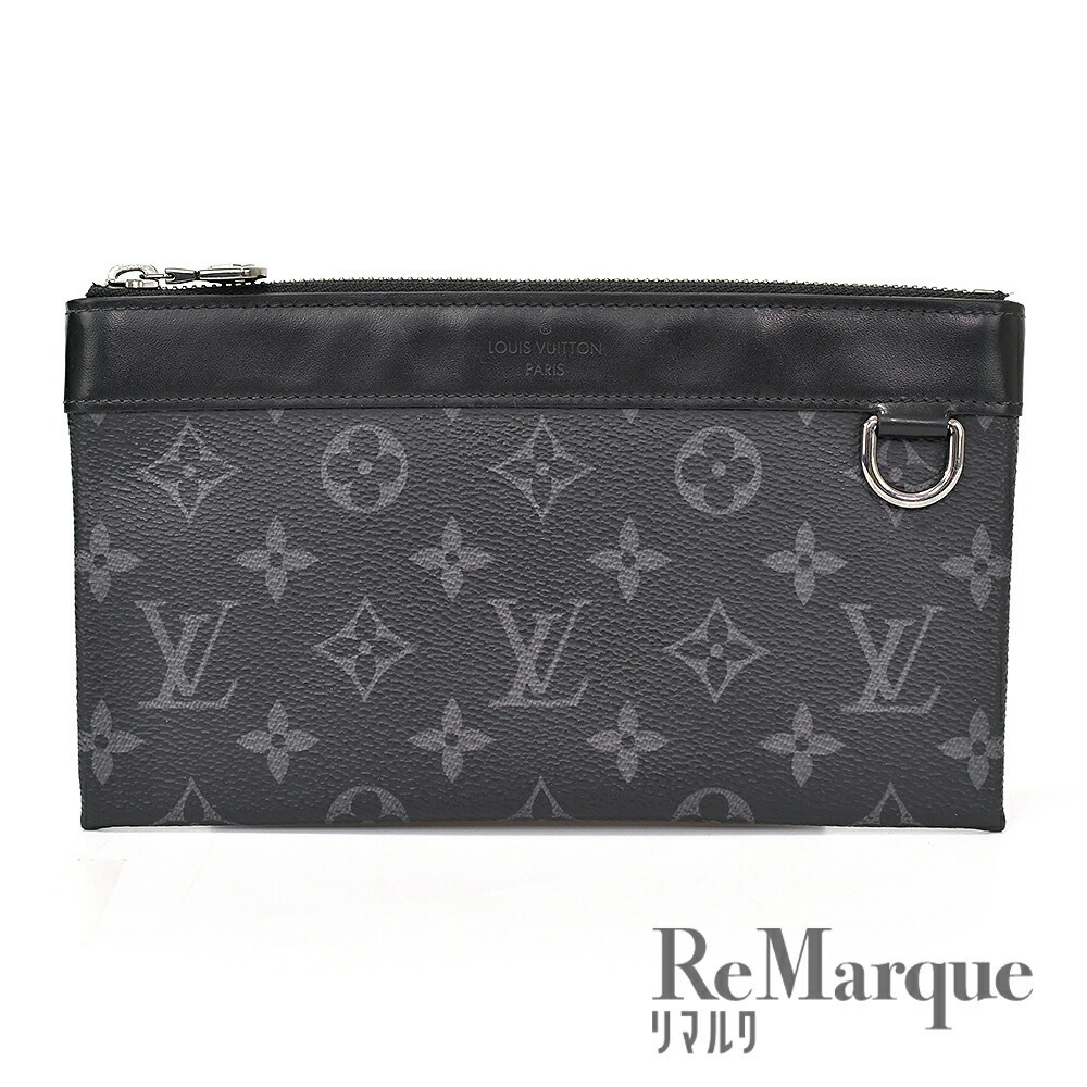 Louis Vuitton Pochette Black Eclipse Accessory Bl… - image 1